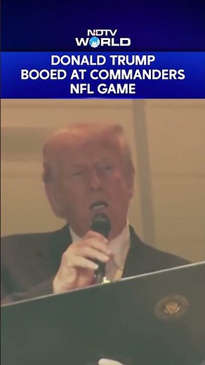 Donald Trump, 1st Sitting US President To Attend NFL Game Since 1978, Gets Booed