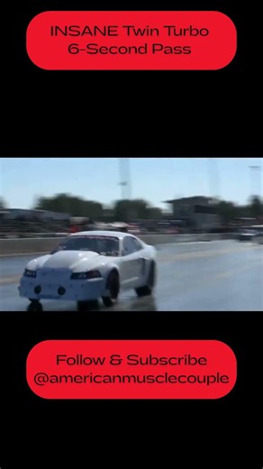 This Twin Turbo Mustang Ran a 6-Second Pass… and It’s INSANE 🔥