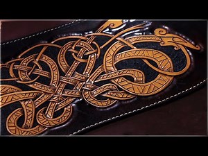 How to Dye, Resist and Antique Leather Carving