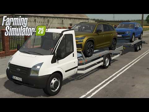FS25 - Rumbler Tow Car & Trailer - NEW CAR MOD for Farming Simulator 2025 ROLEPLAY | FS25 GAMEPLAY