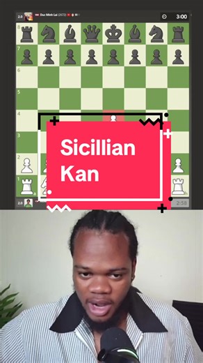 Sicillian Kan - #chess #chesstips #chesscom | chess