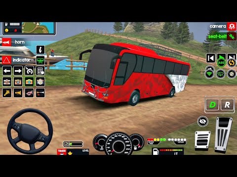 Desi Bus Realistic Driving In Simulator Game - Bus Games : City Bus Coach - Android Gameplay