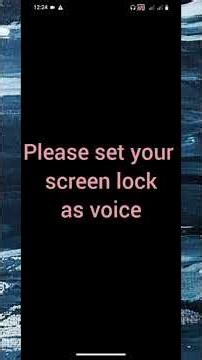 How to set screen lock || কিভাবে স্ক্রিন লক সেট করতে হয়