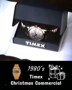 1980’s Timex Watches Christmas Commercial ❤️🎄 I don’t wear a watch anymore, but I had several Timex watches in my day. ❤️🎄 | Old Fashioned Christmas