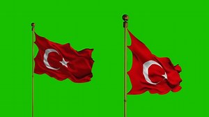 Bayrak 3D Modeli Yeşil Ekran - Free video on Pixabay