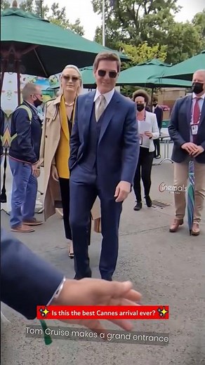 Tom Cruise Stuns Cannes Red Carpet #shorts