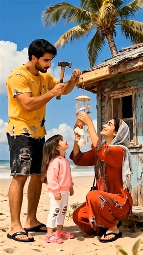 The man finally rebuilt his house, stronger than before .🏠✨