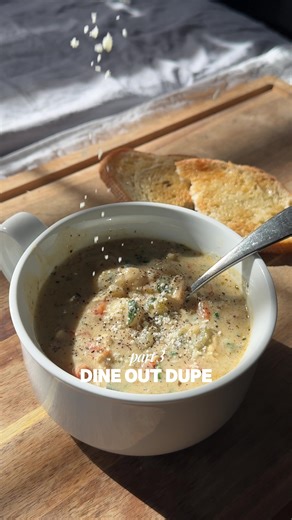 Chicken Gnocchi Soup! You can make it better than Olive Garden😉 It’s so simple to make, and sooo good! * Olive oil * 2 chicken breasts (2 tsp paprika, 1 tsp garlic salt, 1 tsp pepper) * 4 tbsp butter * 2 celery stalks * 1-2 whole carrots * 1 small to medium onion (or 1/2 of a large) * 4 garlic cloves * 2 tsp Italian seasoning * 1/2 tsp thyme * 2 tablespoons flour * 4 cups chicken broth (32 oz container) * 1 1/2 tsp chicken bouillon * 2 cups half and half (1 PT) * 16 oz gnocchi * few handfuls of