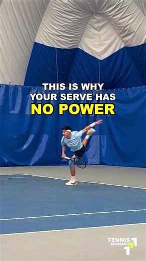 THIS IS WHY YOUR SERVE HAS NO POWER #shorts