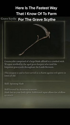 Fastest Way to Farm Grape Scythe in Elden Ring