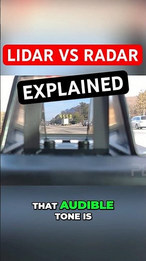 POLICE LASER POV (LIDAR vs RADAR Explained) #lawenforcement #trafficpolice #policeradar