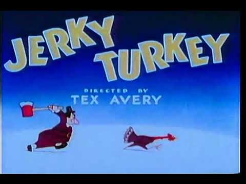 Jerky Turkey (1945) | Classic Animated Cartoon Short | Starring Daffy Duck