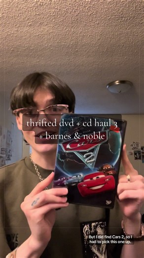 my dvd collection is already so big and i’d rather borrow them from the library for free, so enjoy this haul cause i might not have another one for a while :) #analog #dvd #thifting #cds #physicalmedia