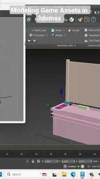 Create Game Assets in 3dsmax | How to Model it. #3d #gameassets
