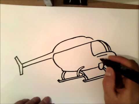 how to draw a helicopter | how to draw a helicopter step by step