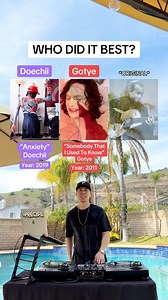 5M views · 105K reactions | Who did it best? 樂 (Doechii “Anxiety” vs Gotye “Somebody That I Used To Know” vs Luiz Bonfa “Seville”) #doechii #sample #anxiety | DJ Precise | Facebook