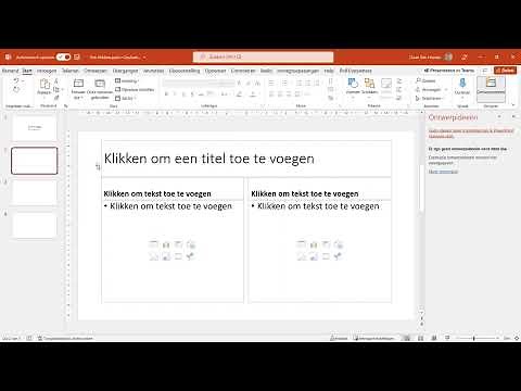 PowerPoint 2021 - Dia(indeling)