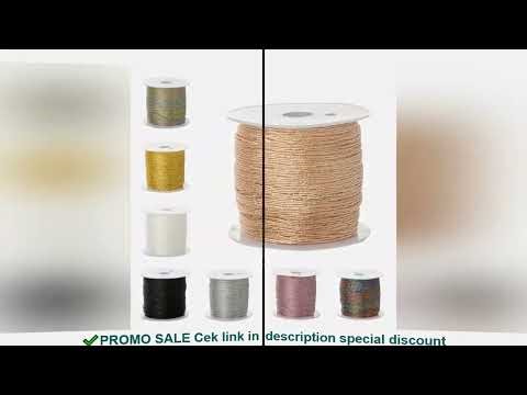 0.2mm/100m Nylon Rose Gold Silver Beading Thread Cord String for DIY Making Bracelet Necklace Handma