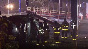 Two men thrown from the vehicle after crashing into utility pole during rollover accident