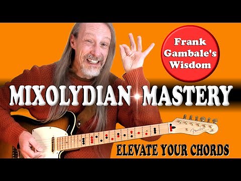 Mastering the MIXOLYDIAN MODE 🎸🎶✨ Sound, Scale & Chords (Frank Gambale Method) 📚🔥 Guitar-Nerdery 158