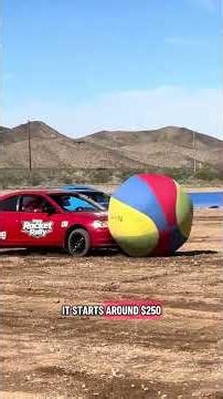 Vegas Rocket Rally League is live in Las Vegas giant car soccer fun in a desert arena adrenaline