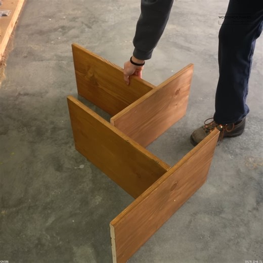 I Built an EASY Angled Bookshelf #modernfurniture #bookshelf #booklovers #easydiyproject | Woodshop Diaries