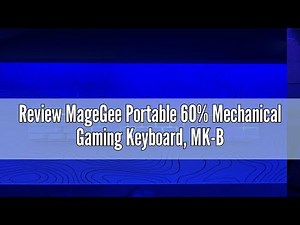 Review MageGee Portable 60% Mechanical Gaming Keyboard, MK-Box LED Backlit Compact 68 Keys Mini Wire