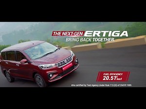 The Next-Gen Ertiga with Smart-Flexi Seating & Suzuki Connect | Bring Back Together