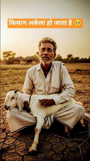 किसान अकेला हो जाता है 🥺🦜🏡🐄 #smartphone #story #cartoon #shortvideos #tranding #ai #cartoon #video 🦜