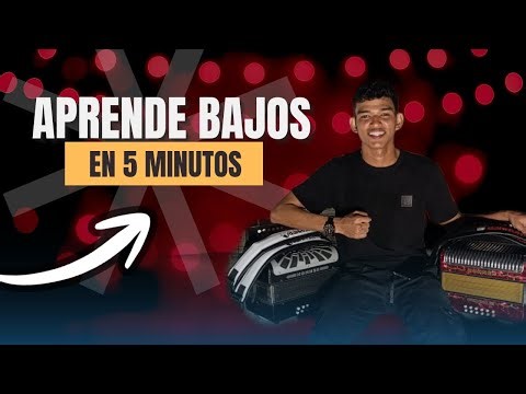 Aprende bajos en el acordeon en 5 MINUTOS || TUTORIAL Jorge Tapia