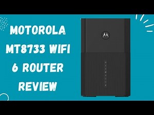 Motorola MT8733 WiFi 6 Router: Power-Packed Networking