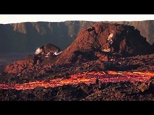Le Volcan de La Réunion en éruption