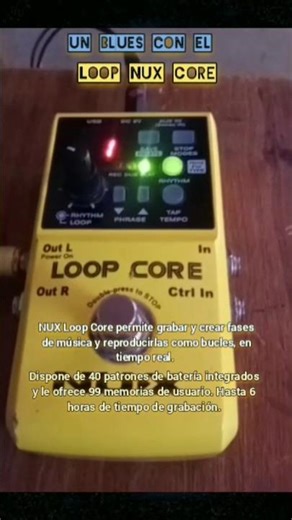 Nux Loop Core #guitar #pedalboard #nux #test #blues #rock #music #looper #guitar #loop #guitarra