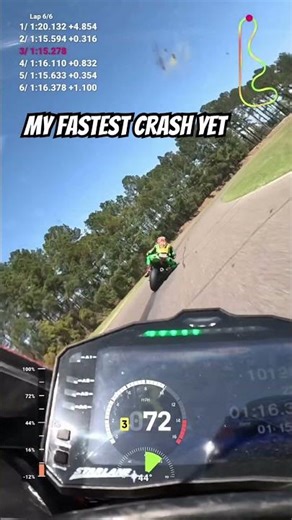 My first race as an expert was an epic fail #motorcycle #racing #crash #fail #superbike