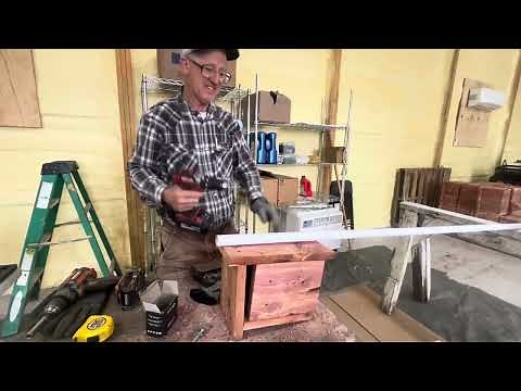 Greg details how to build your own tree swallow house.