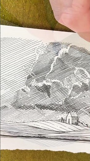 Bernie Wrightson Cloud Study in #penandink