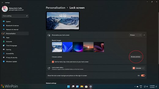 Cara Mengubah Gambar Lockscreen Windows 11