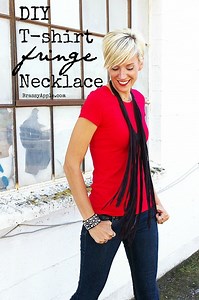 T-shirt Fringe Necklace - Step-By-Step DIY