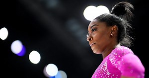 Simone Biles returns to the world gymnastics championships this week. She has a new vault and a new mindset.
