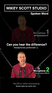 Can You Hear The Difference? sE V7 vs Sontronics SOLO | Voice Mic Test