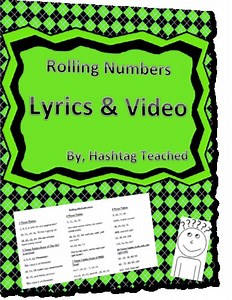 Rolling Numbers 2s - 12s Multiplication Chant Lyrics