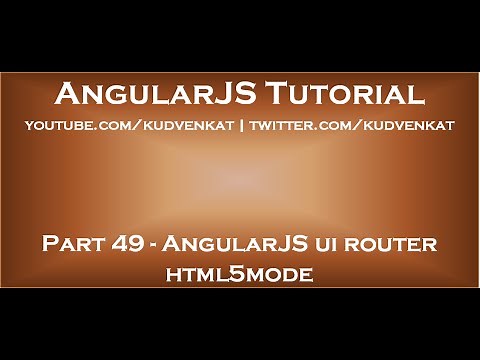 AngularJS ui router html5mode