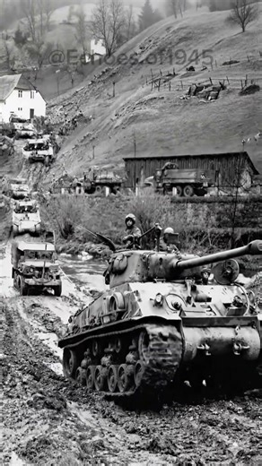 Tank vs Mud: US Army Crossing Germany 1945 📽