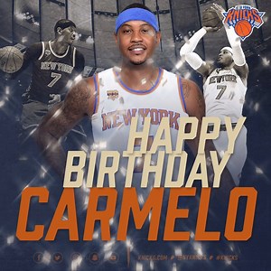 88K views · 1.5K shares | Join us in wishing Carmelo Anthony a very happy birthday!  #Knicks | New York Knicks | Facebook