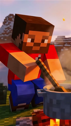 The Peace After Finish Minecraft Animation😌🌅 #shorts