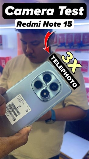 TecHit Zafar on Instagram: "3X Telephoto Camera Test - Redmi Note 15🔥 @ganpatimobile.lko #shorts #reels #cameratest #camera #redmi"