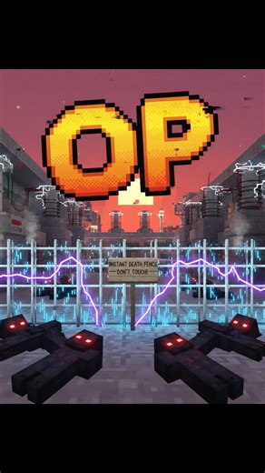 Minecraft electric fence ⚡️ #minecraft #gaming #shortsminecraft #youtube #trend #mixtape #viral