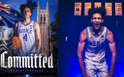 2023届澳大利亚后卫Tyrese Proctor宣布承诺NCAA杜克大学