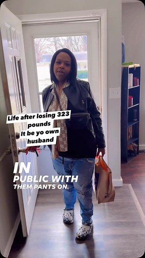 Whitney Shalon Franklin Wheeler on Instagram: "Losing inches be REAL, all my clothes falling off and he got jokes.  I use to weigh 543 pounds, let me be great lol. #weightlossjourney #sleeved #lowcarb #detox"