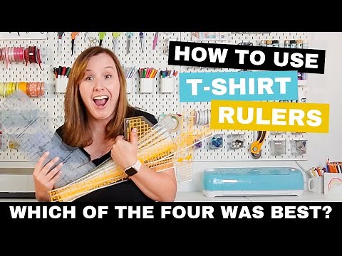 How to Use Four Types of T-Shirt Rulers for Placing Decals and Images on Shirts